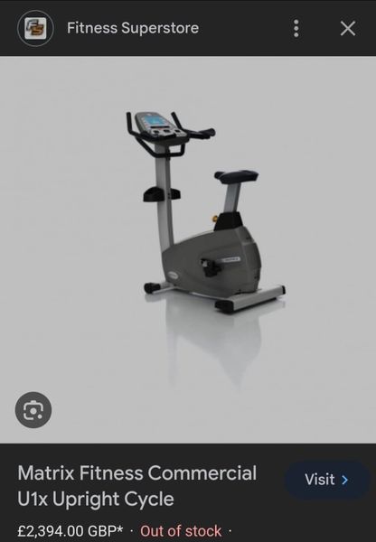 Matrix u1x best sale upright bike