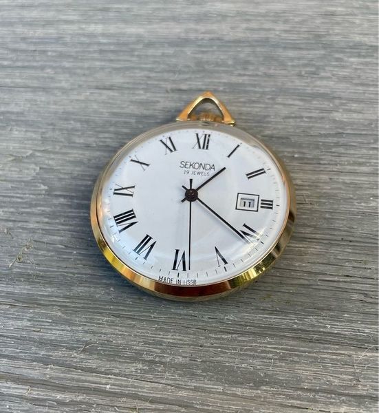 Sekonda 19 jewels hot sale ussr pocket watch