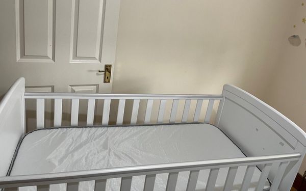 Baby cot with mattress for sale in Co. Wexford for 80 on DoneDeal