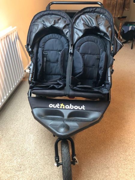 Out and about cheap double buggy for sale