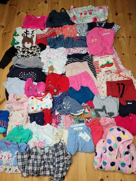 Baby girl hot sale clothes lot