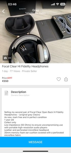 Focal clear online sale