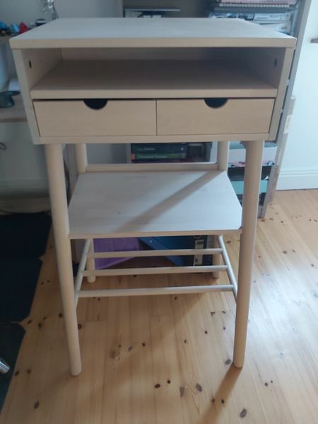 Ikea standing deals desk knotten