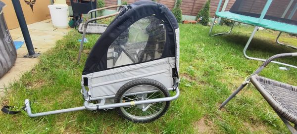 Used baby best sale bike trailer