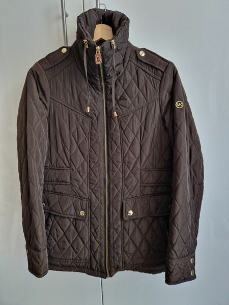 Michael kors quilted clearance coat