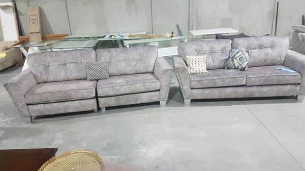 4 And 3 Grey Sofas 2 Mt40 M 10 For