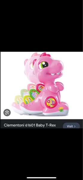 Baby clementoni best sale t rex pink