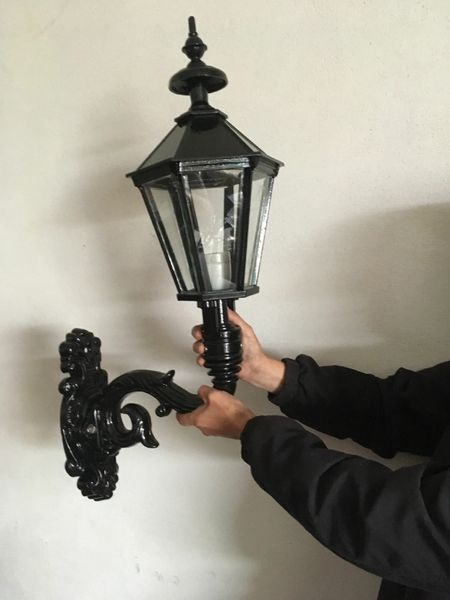 Cast iron deals driveway lights