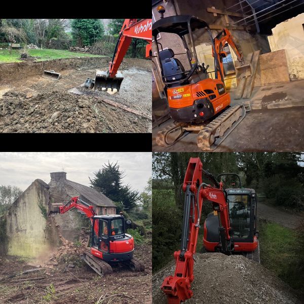 MINI DIGGER HIRE CORK GROUNDWORK PLANT HIRE for sale in Co. Cork for €