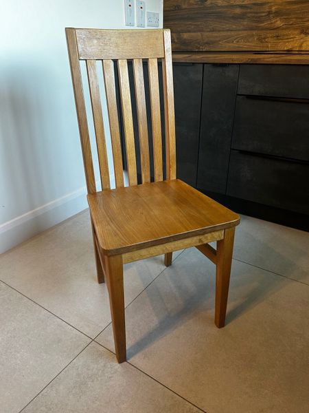 Kitchen chairs solid oak for sale in Co. Waterford for 50 on DoneDeal