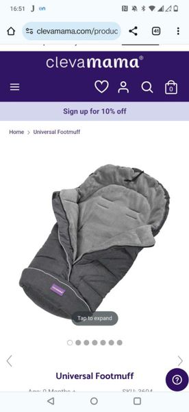 Clevamama cheap universal footmuff