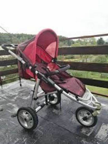 Stroller hotsell with handbrake