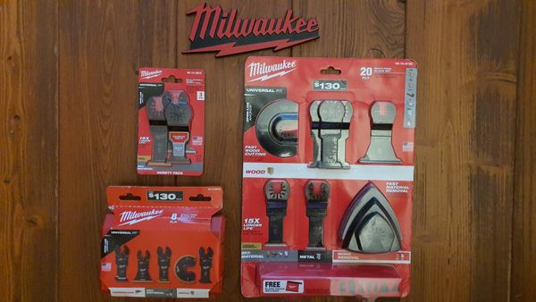 Milwaukee 20 piece discount multi tool blade set