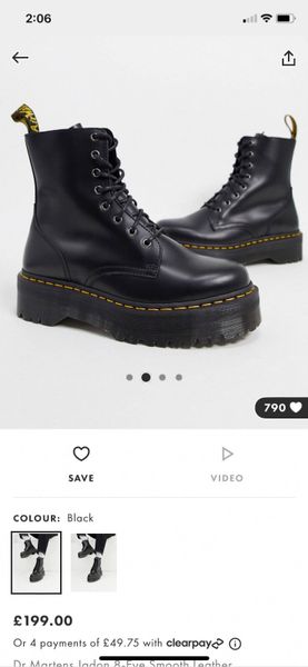 Dr martens platform hot sale boots uk