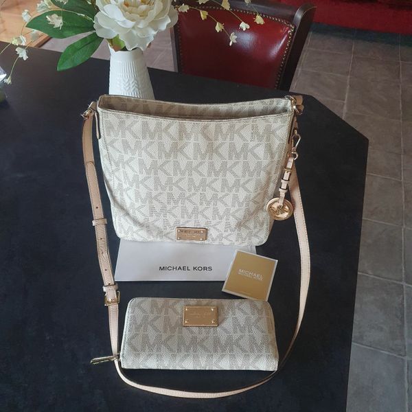 Michael kors rose print bag sale