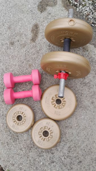 Used york discount weights for sale