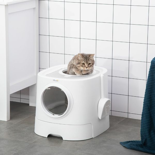 Cat litter for outlet portable toilet