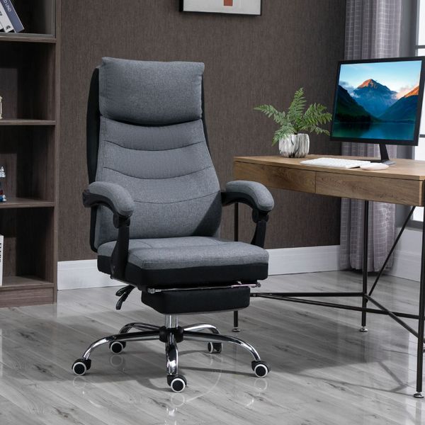 High office deals chair with footrest