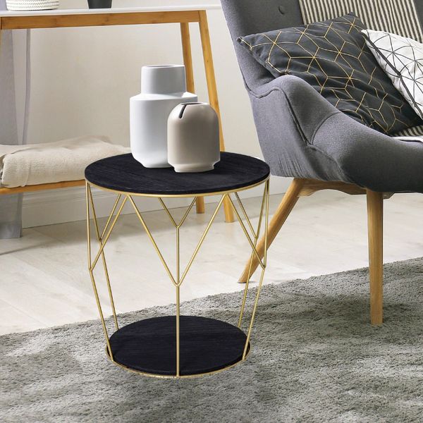 Gold steel on sale coffee table