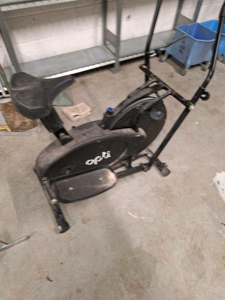 Opti 2 in 1 air online cross trainer and exercise bike review