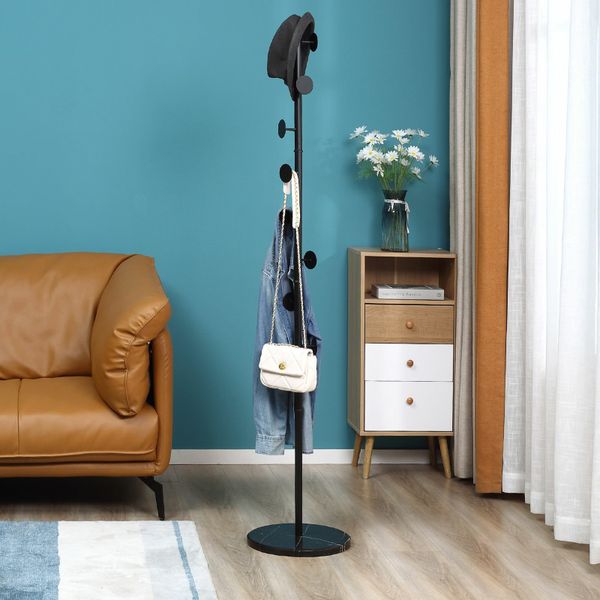 Coat Rack Stand Free Standing Hall Tree with 8 Rou for sale in Co