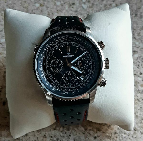 Mens rotary chronograph outlet watch