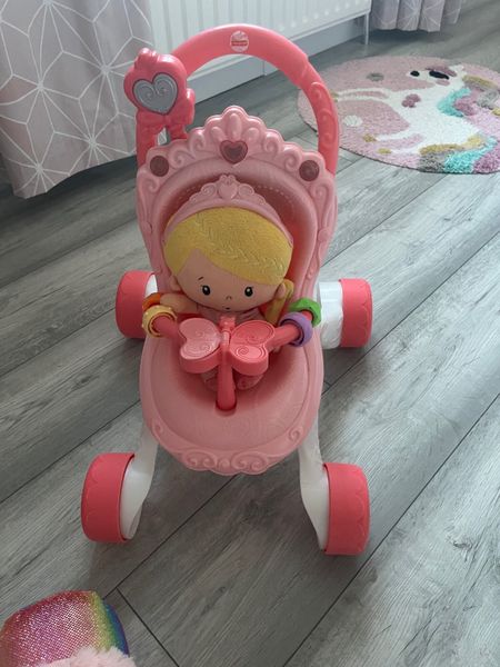 Fisher price best sale princess stroll along