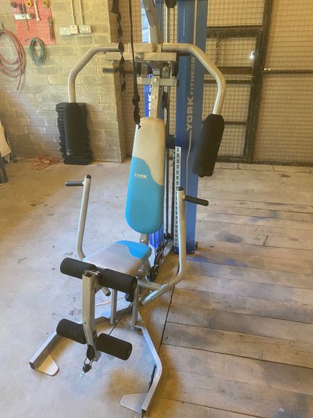 York 2001 multi gym cables hot sale