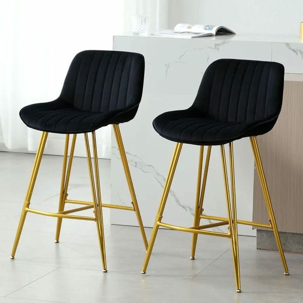 Breakfast Bar Stools Set of 2 Velvet Kitchen Count for sale in Co. Dublin for 275 on DoneDeal