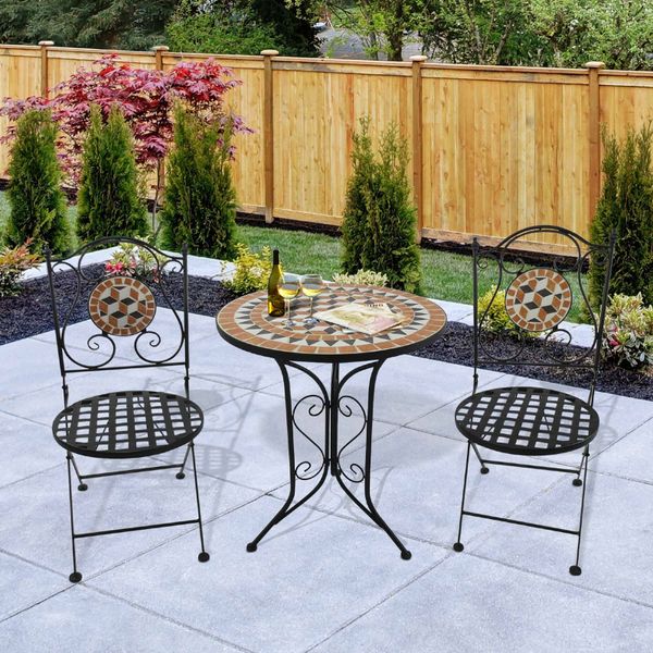 Small iron 2024 patio set