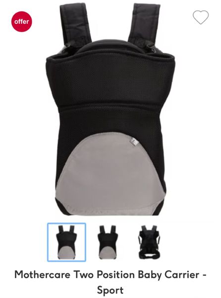 Mothercare 2025 baby carrier