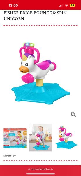 Bounce and hot sale spin unicorn