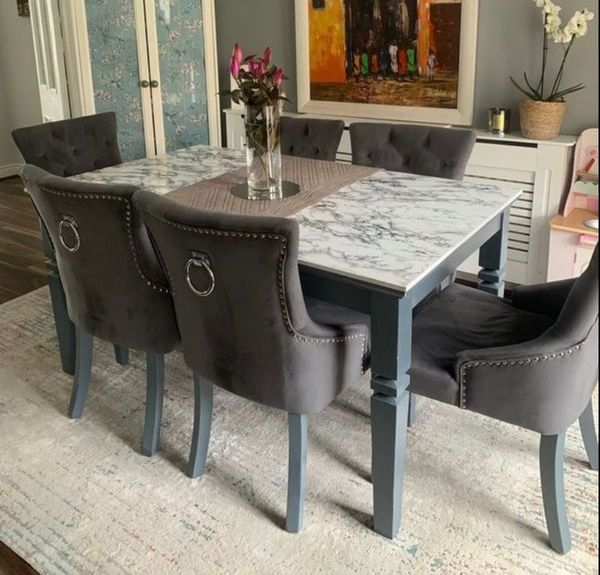 Grey dining chairs for sale hot sale