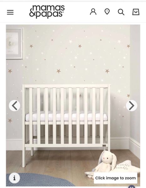 Mamas and papas petite compact cot sale