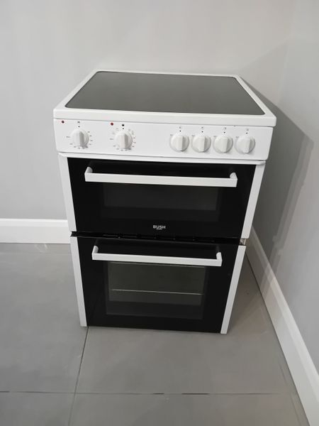 Bush double online oven electric cooker