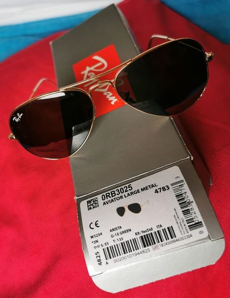 Rb3025 aviator large hot sale metal w3234