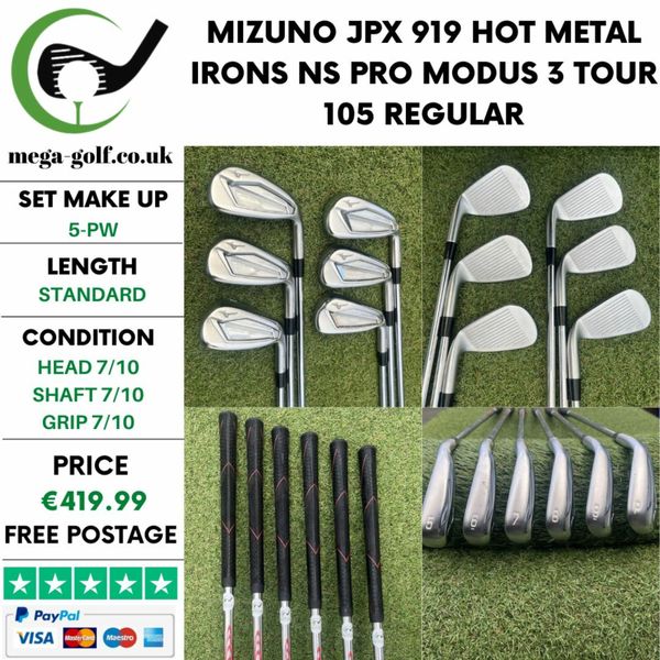 Mizuno jpx 919 hot metal best sale irons specs