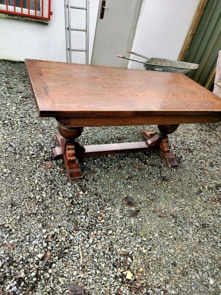 Solid oak antique dining table for sale in Co. Tipperary for 899 on DoneDeal