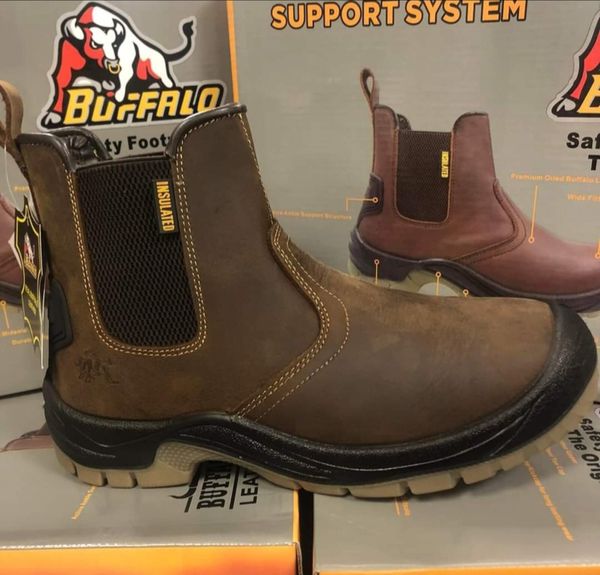 Buffalo steel toe on sale boots