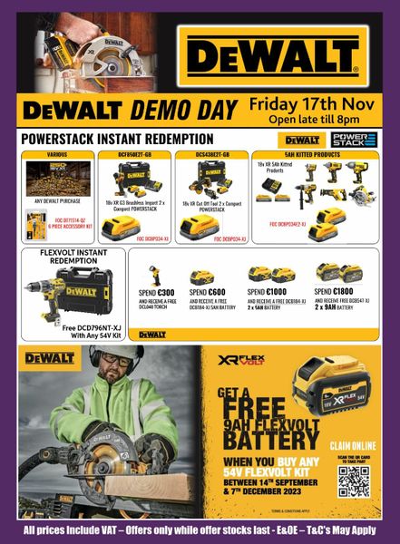 Dewalt days hot sale