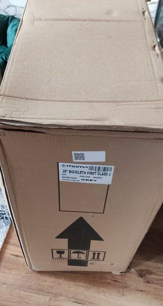 Brand new folding bike First class 20 inch grey still sealed in a box