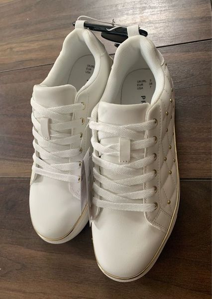 Womens white trainers size hot sale 3