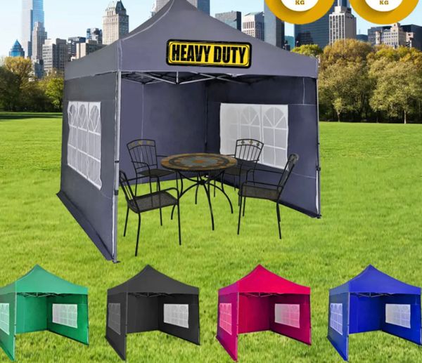 Heavy duty pop up outlet gazebo with sides 3x3