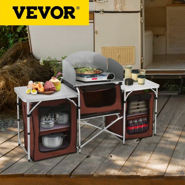 Folding outdoor hot sale cooking table