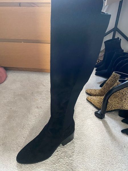 Steve madden suede deals over the knee boots