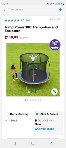 10ft trampoline outlet smyths