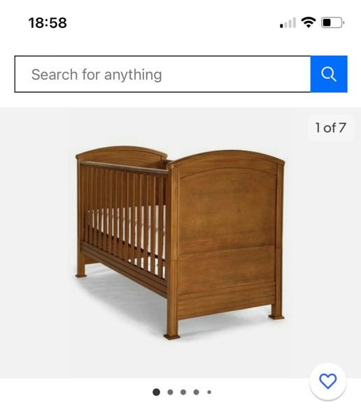 Mamas & Papas Cot bed & Dresser Changing Unit for sale in Co. Cork for