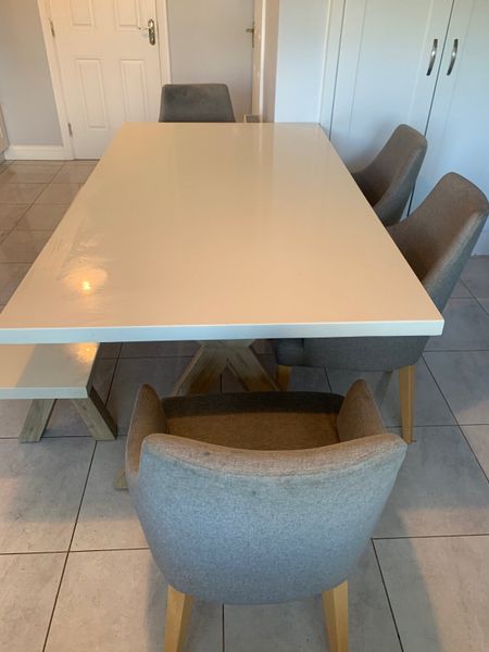 Washed deals oak table