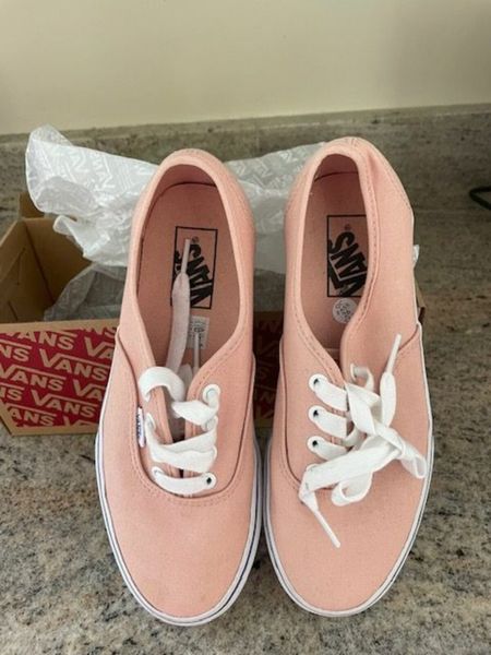 Pink peach vans hotsell