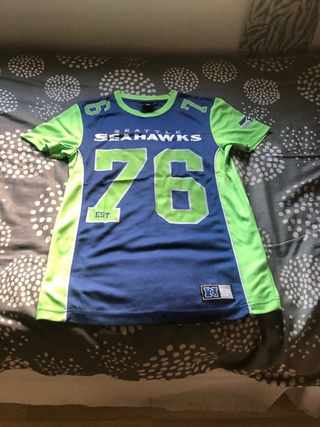 Seattle seahawks hotsell green jersey sale